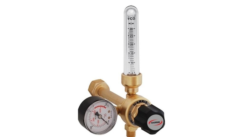 REDUCING WASTE The Harris Model 351 heavy-duty, ‘zero’ compensated flowmeter regulator delivers 20% to 25% savings on general welding and up to 30% on tacking
