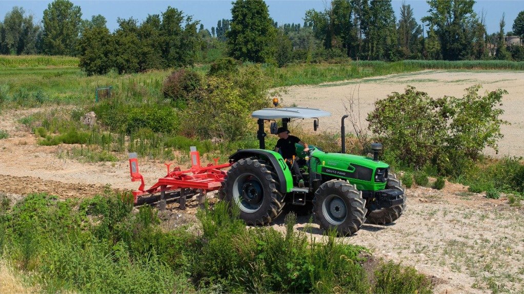 A Deutz-Fahr tractor