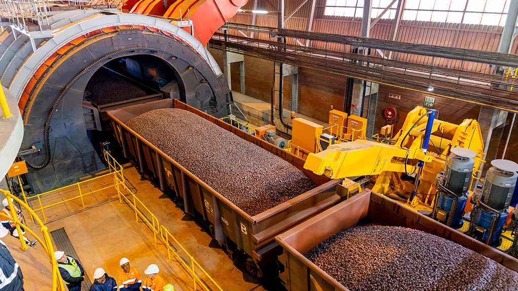 TPT testing the new tippler at Saldanha Iron Ore Terminal