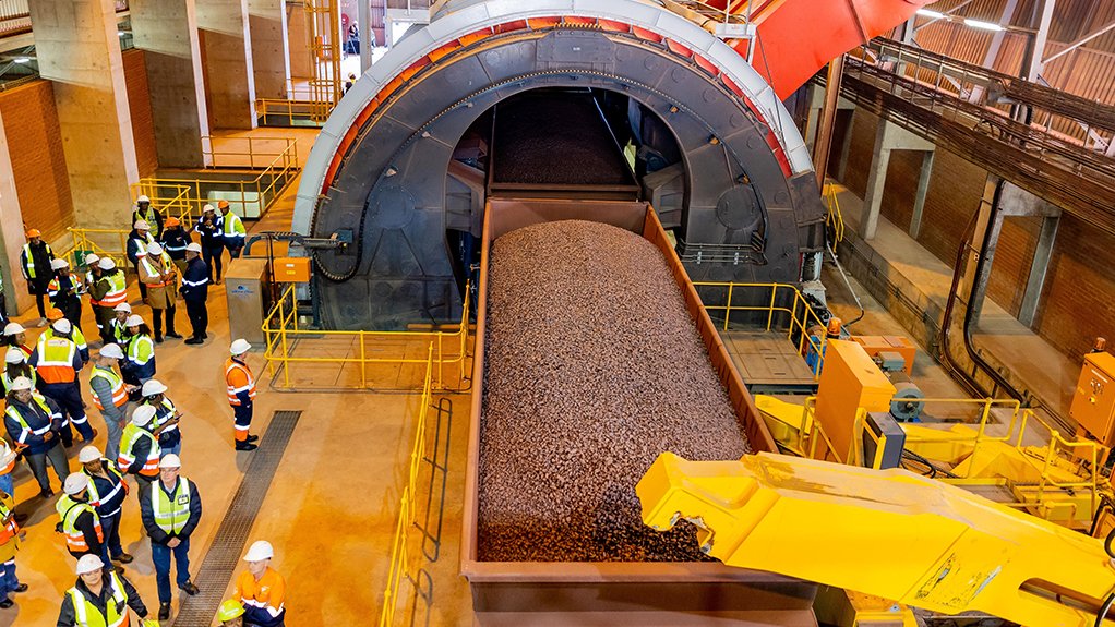 The new tippler at Saldanha Iron Ore Terminal