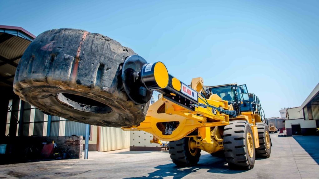 A tyre handler 