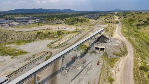 Coveyor at Eland mine