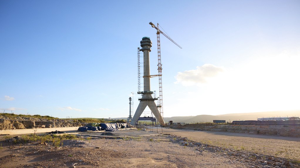 Image of construction on the Mtentu bridge