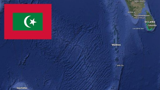 Image of Maldives map/flag