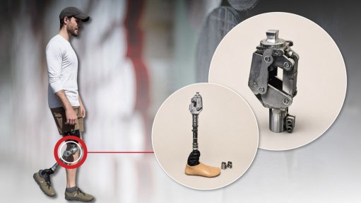 Vesconite Hilube bearings used in advanced four-bar prosthetic knee