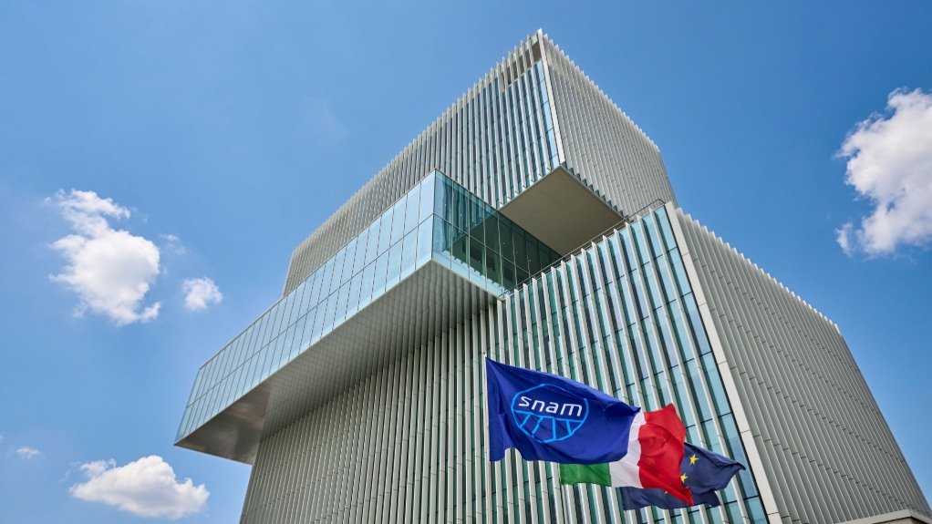 An image of Snam's building 