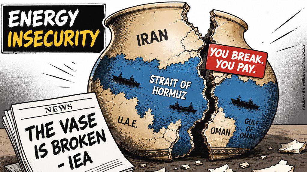 NO LONGER THEORETICAL: International Energy Agency executive director Fatih Birol has used the “vase is broken” analogy to describe the new global energy context following shipping disruptions in the Strait of Hormuz. “It has been always a question in the energy world . . . but it was a theoretical issue. Now it is real,” Birol said. This new reality meant that countries would pursue energy security policies premised on the potential of the waterway being closed yet again.