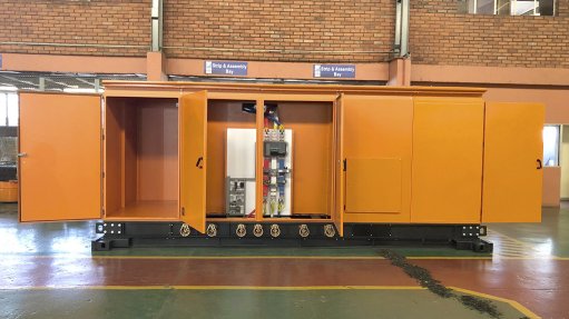 A 1250 kVA dry-type mini-substation designed for reliable power distribution in demanding underground mining applications