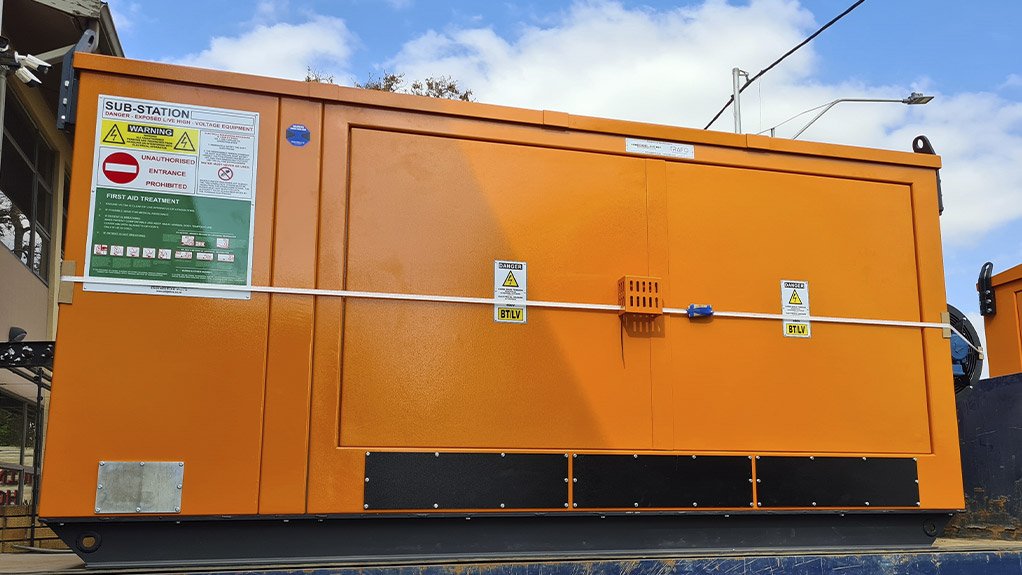 An IP54-rated dry-type mini-substation designed to provide reliable, protected power distribution in harsh conditions