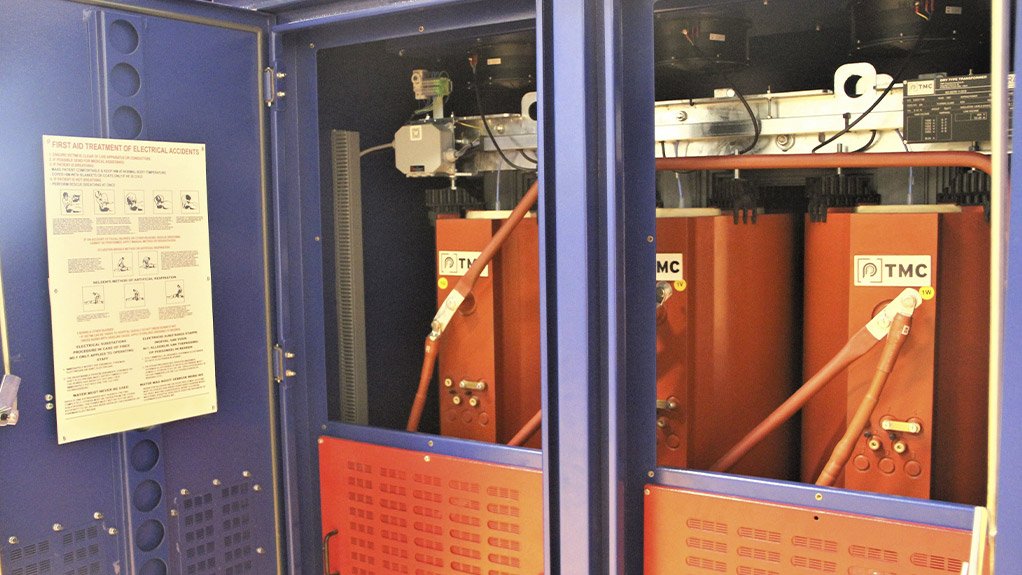A dry-type transformer integrated into a compact mini-substation for safe, reliable and efficient power distribution