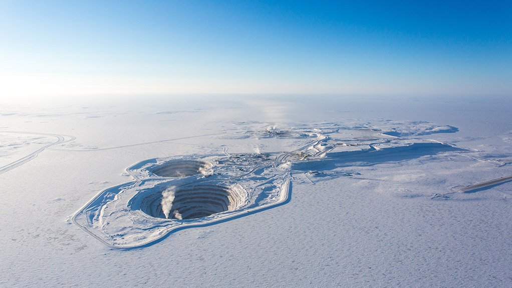 Rio Tinto's Diavik diamond mine, in Canada