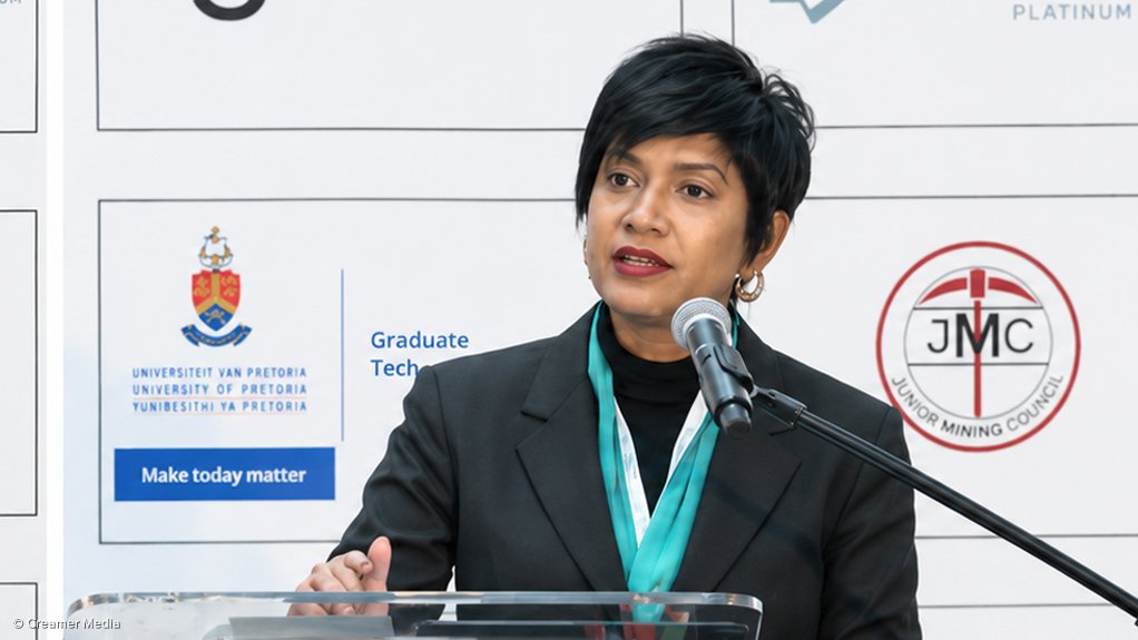 Anglo American senior VP corporate affairs South Africa Nevashnee Naicker.