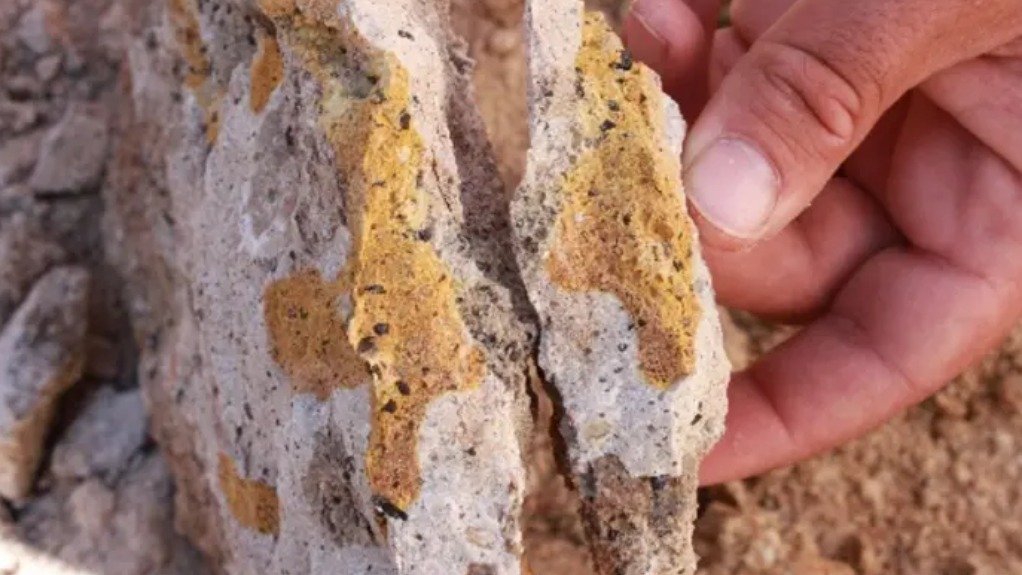 Ore recovered from the Marenica project