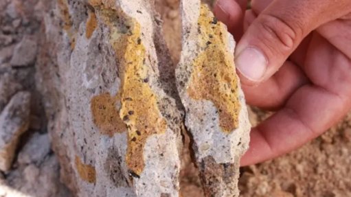 Ore recovered from the Marenica project