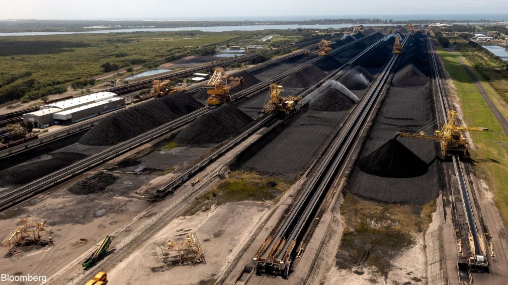 Coal stockpiles in Australia