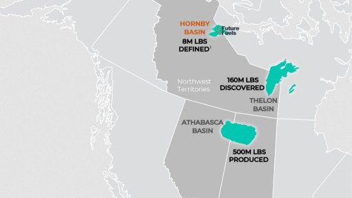 Future Fuels' uranium project locations in Canada
