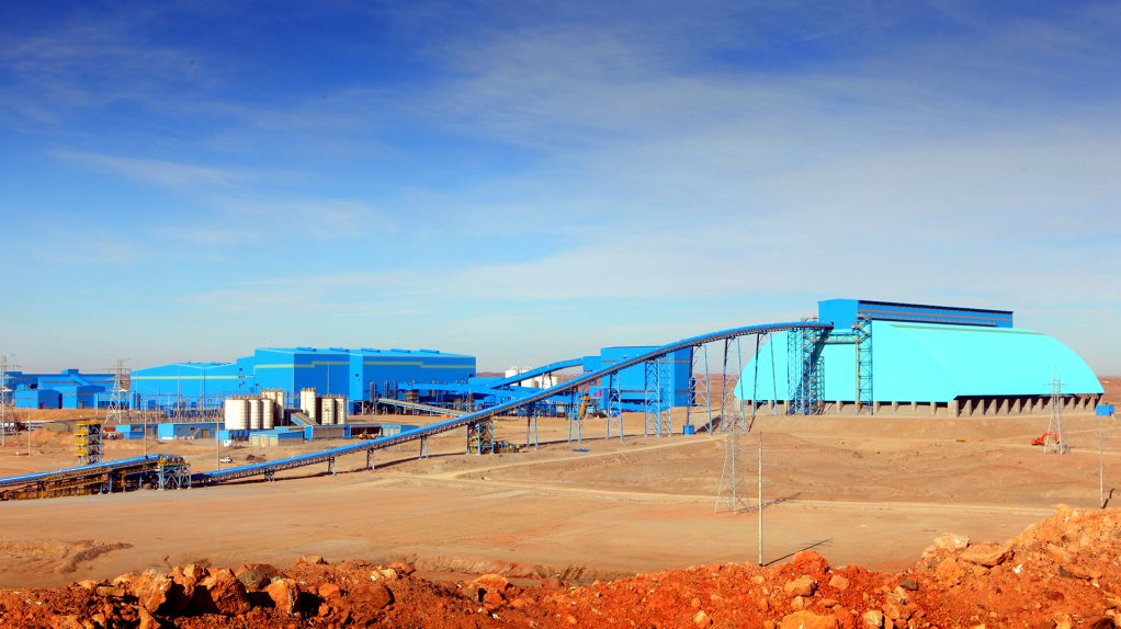 Rio Tinto's Oyu Tolgoi concentrator in Mongolia