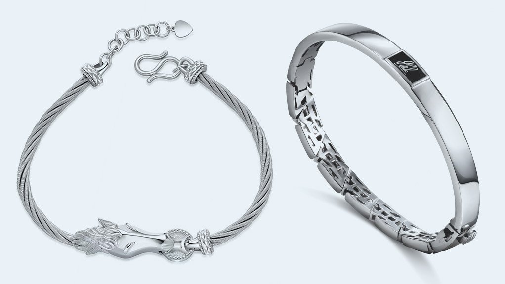 Platinum jewellery.