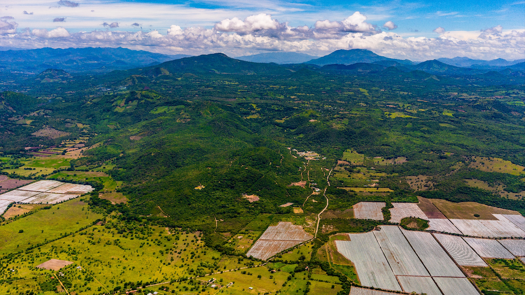 Aerial view of the Era Dorada deposit