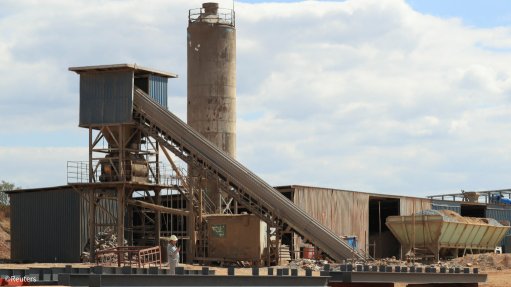 A lithium processing plant in Zimbabwe