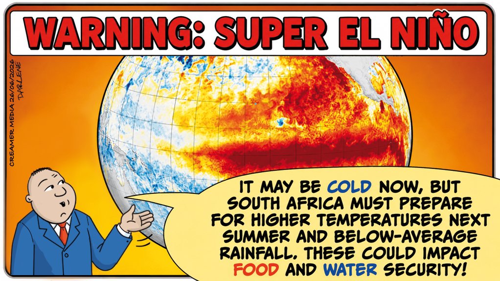 WEATHER WARNING: In early June, the World Meteorological Organi﻿sation confirmed that there were indications of a potentially strong El Niño event developing. Fuelled by unusually warm ocean waters in the tropical Pacific, these conditions are set to influence global temperature and rainfall patterns, increasing the risk of extreme weather over the coming months. For South Africa, that portends a possible drought, with implications for food prices and security.
