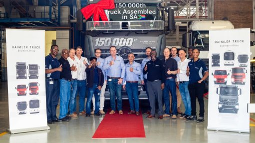 The 150 000th truck leaves the assembly plant