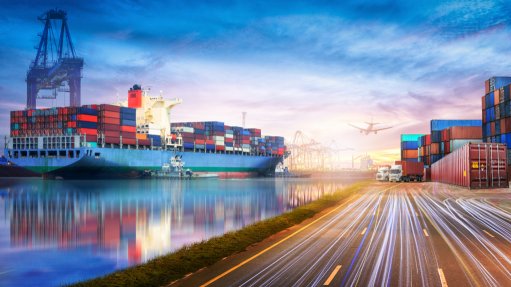 A generic image of a shipping port