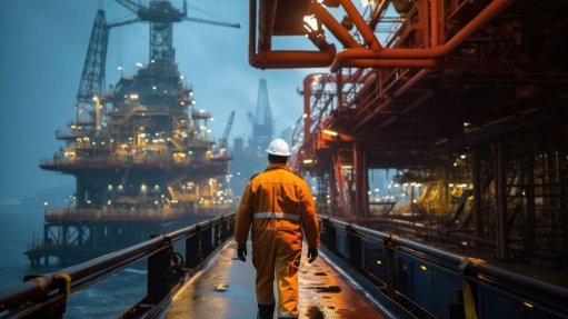 A generic image of an oil rig worker
