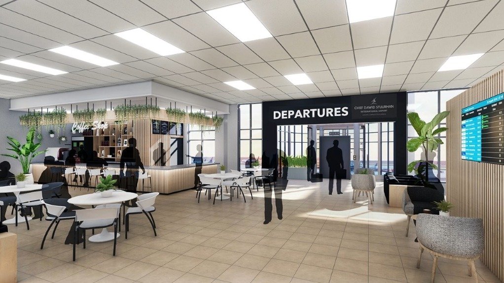 An image of the Chief Dawid Stuurman airport upgrade