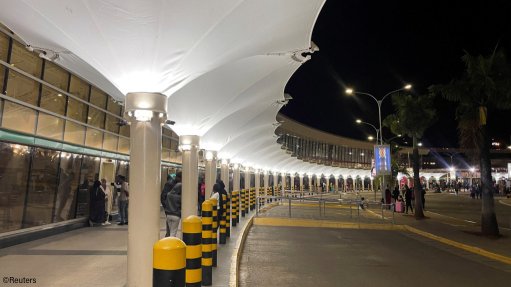 The Jomo Kenyatta airport in Nairobi