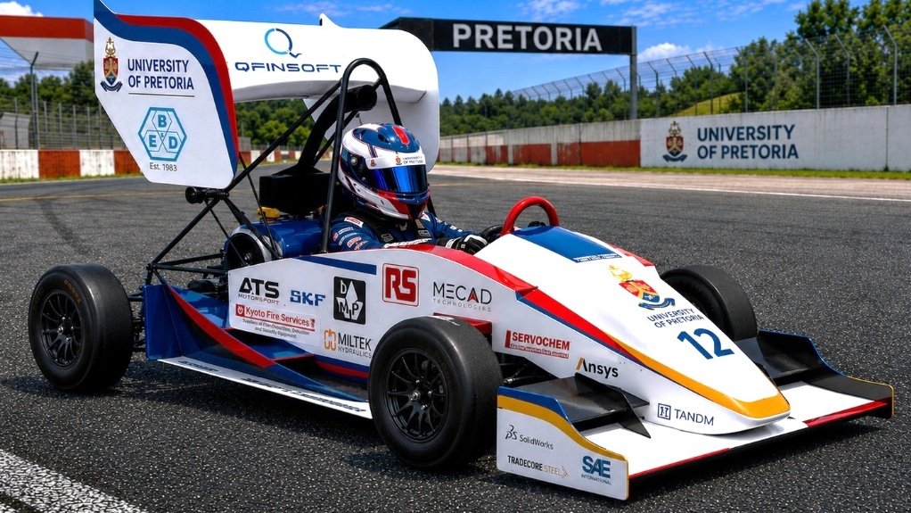 An image of the Formula Student race car