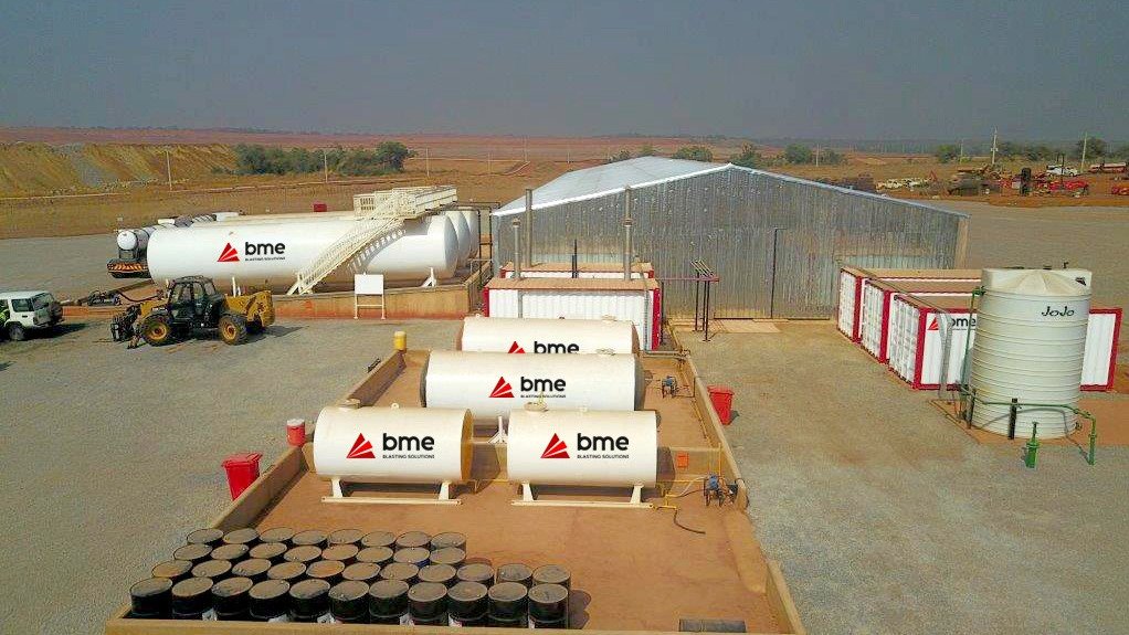 a remotely set up modular emulsions manufacturing plant designed by BME