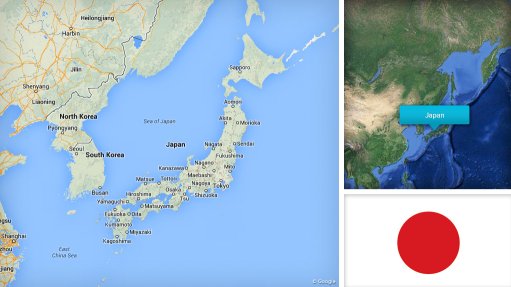 Image Japan map/flag