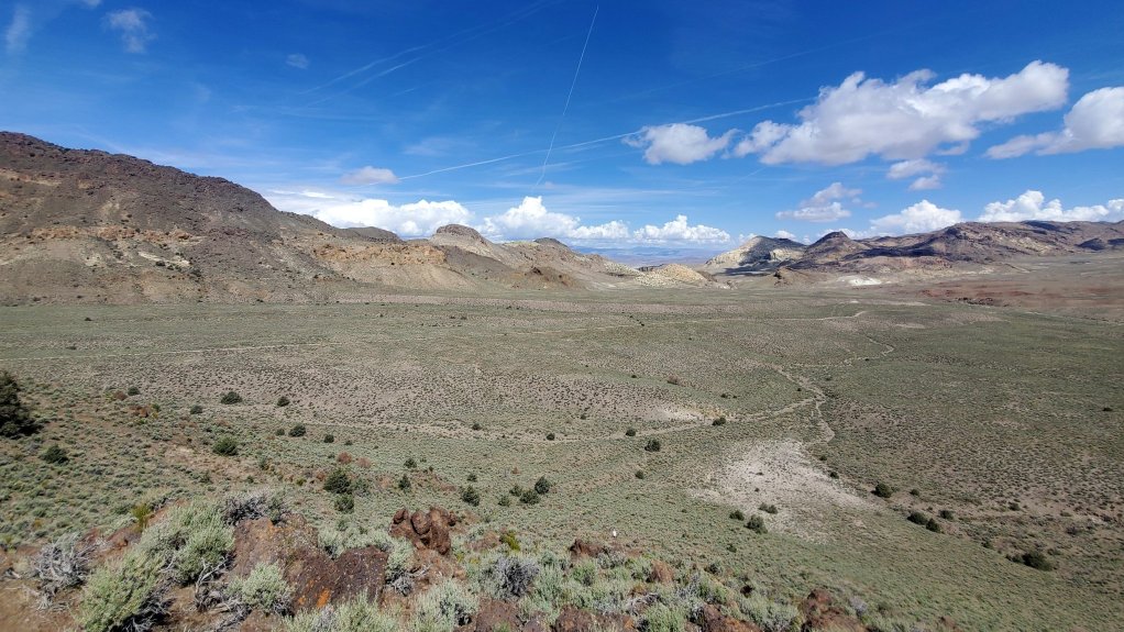 Rhyolite Ridge project area, in Nevada