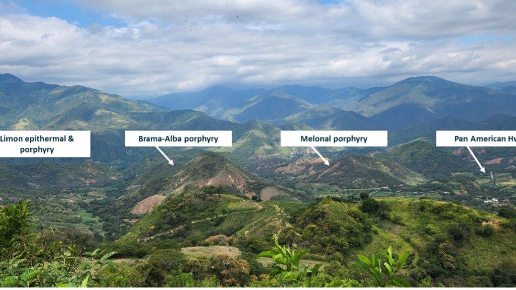 Sunstone Metals copper porphyry locations in Ecuador