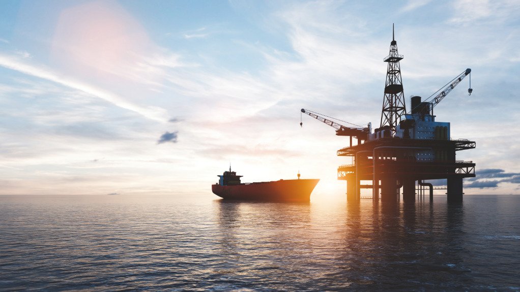 A generic image of an offshore oil drilling rig