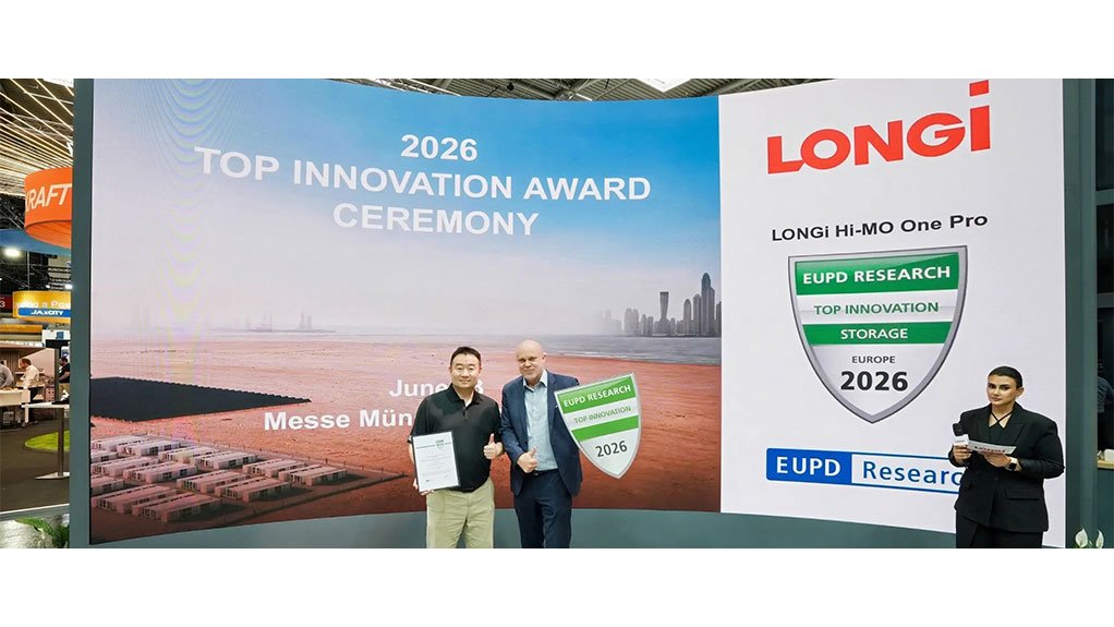LONGi Receives The EUPD Top Innovation Award 2026 for the Hi-MO One Pro Commercial Storage System