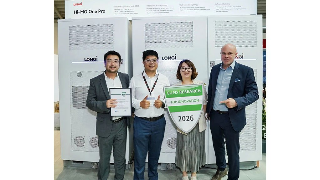 LONGi Receives The EUPD Top Innovation Award 2026 for the Hi-MO One Pro Commercial Storage System