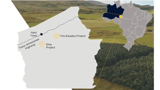Ema project location in Brazil 