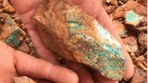 Copper oxide mineralisation