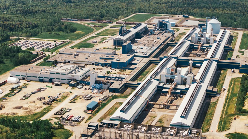 Alcoa’s Deschambault smelter in Quebec, Canada.