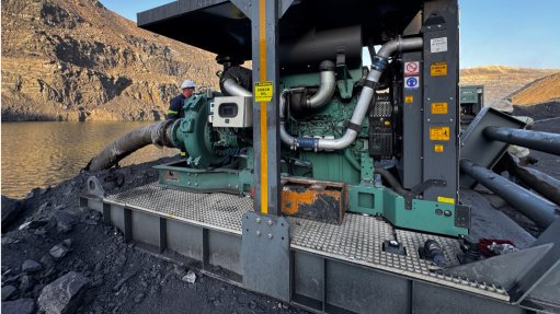 A trailer mounted dewatering pumping solution developed HCP Pumps on a remote mine operation