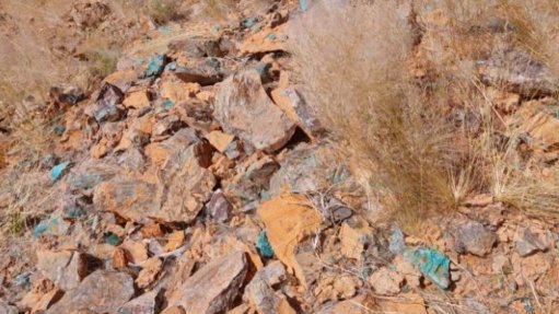 A generic image of exposed surface copper