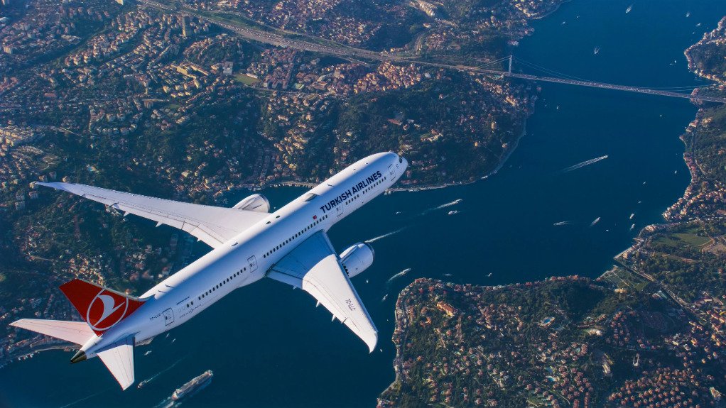 A Turkish Airlines aeroplane