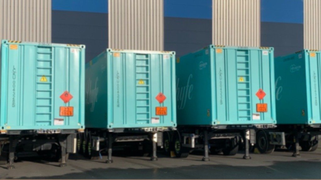 Lhyfe green hydrogen containers