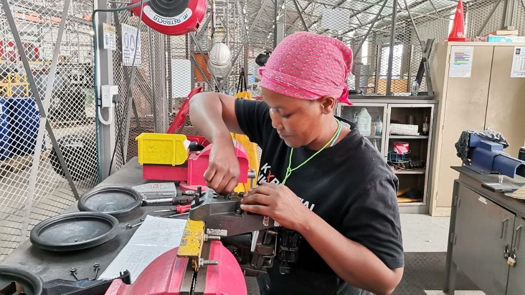 The above image depicts one of the learners that is a part of the 'Shadow a Women in Rail' Programme