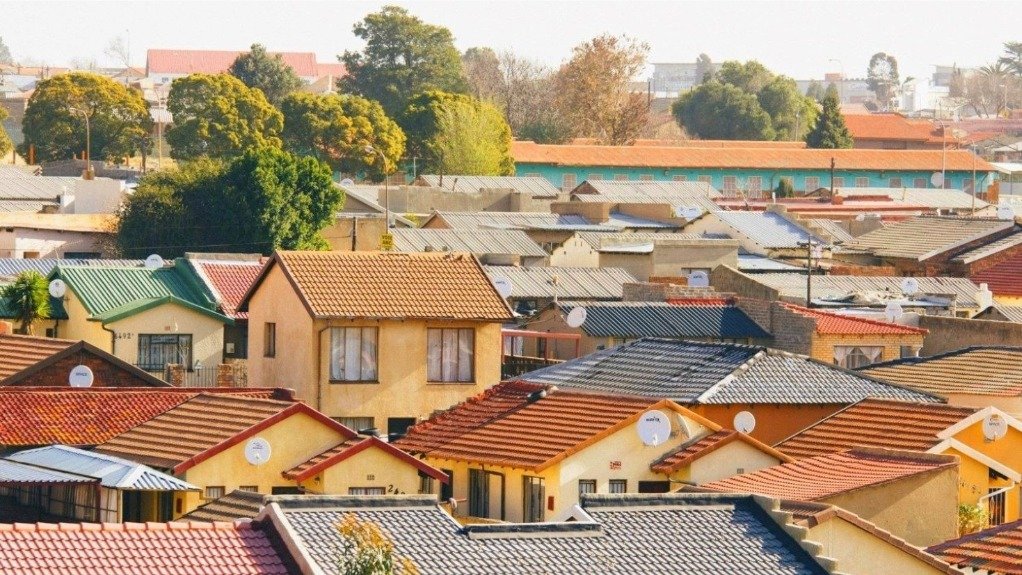 A residential area in South Africa