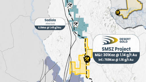 Location map of the SMSZ project