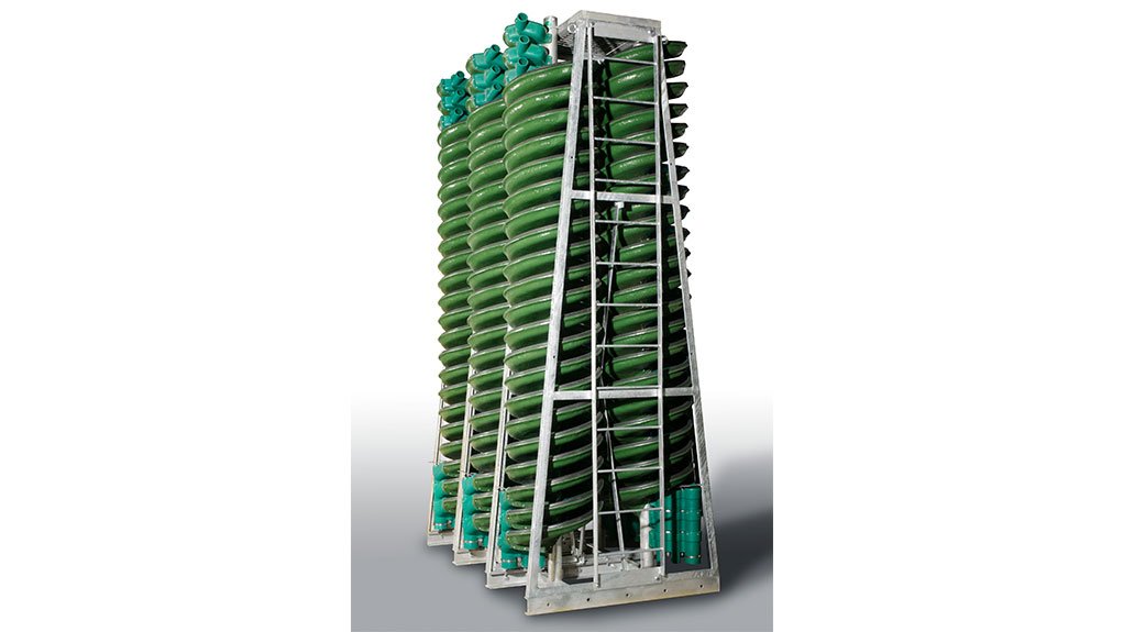 Spiral concentrators that are designed to deliver precise, high-efficiency separation