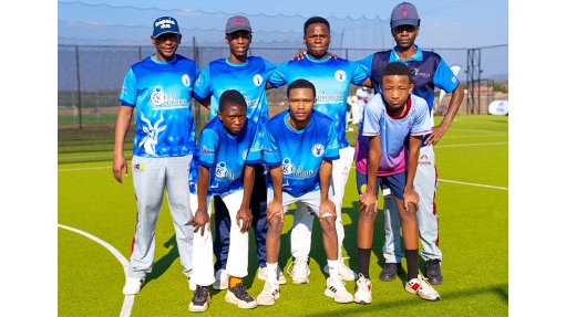 Young cricketers sharpen their bowling skills in Berseba through the KG Rabada Fast Bowling Academy